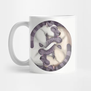 Yin-Yang Cats: Lilac Lynx Point Mug